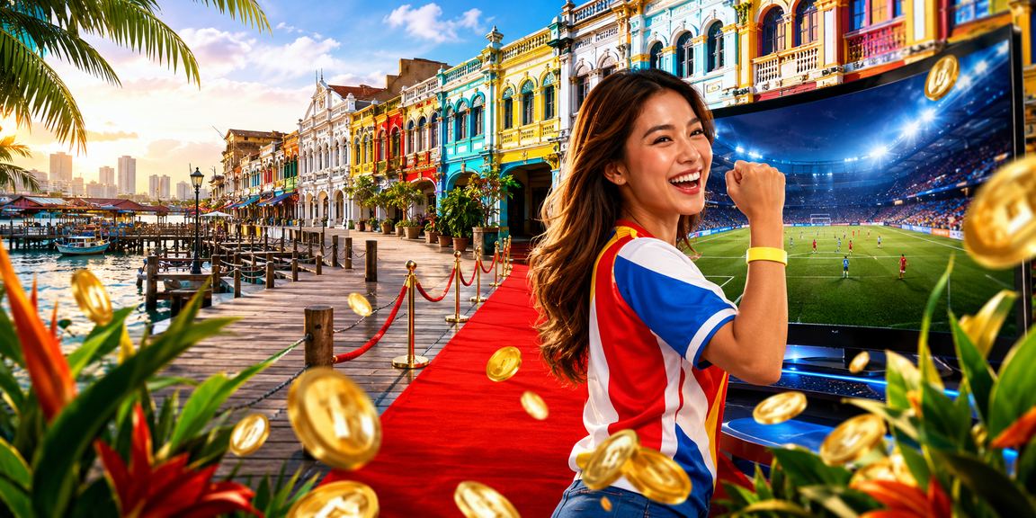 Penggemar kasino dan pertaruhan di Penang dengan suasana budaya tempatan