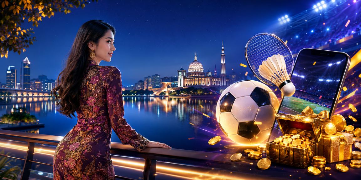 Pertaruhan sukan dan kasino dengan motif batik di Putrajaya
